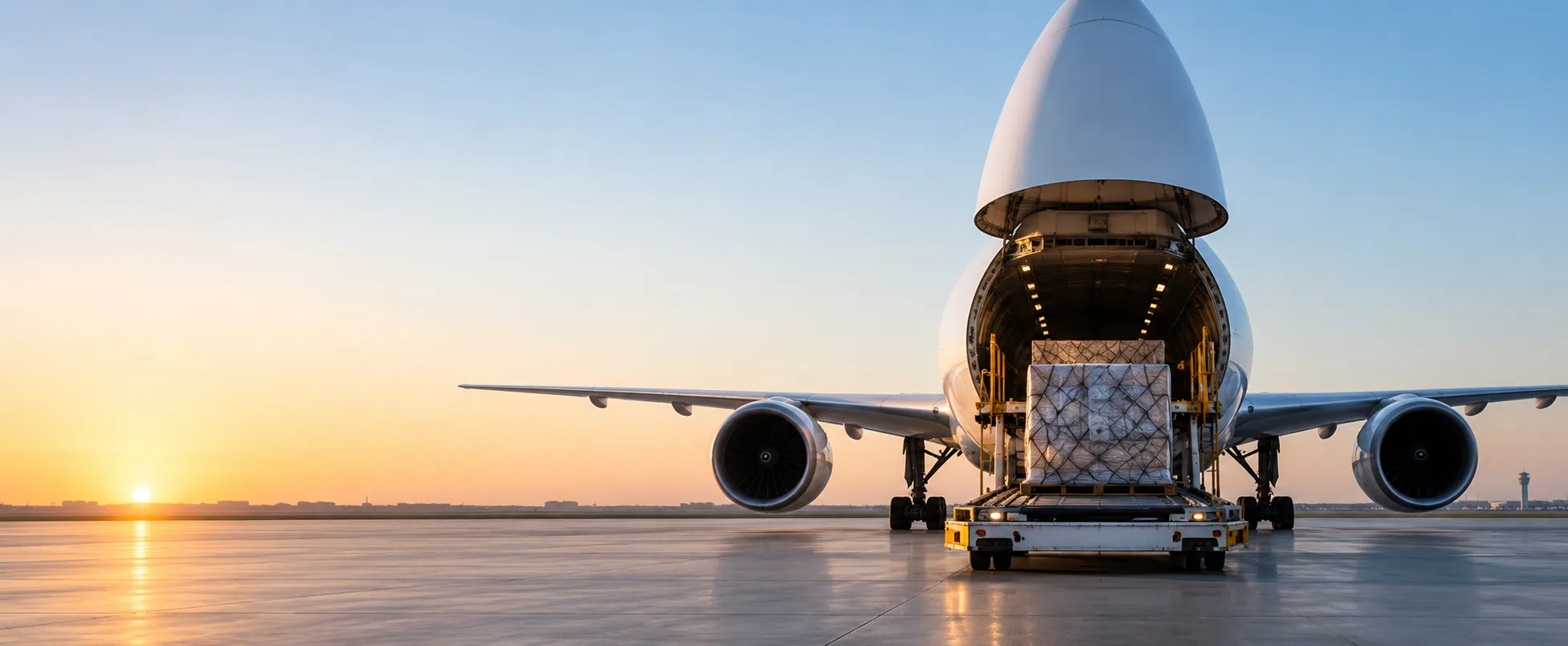 Air freight in transit